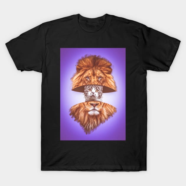 Masquerade Lion T-Shirt by argobel13